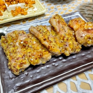 間違いない味付け✨豚ヒレの麺つゆマスタード